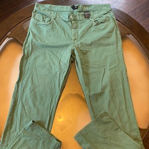 Mens H&M slim fit green pants